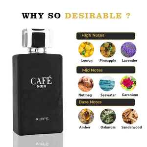 Cafe Noir, Riiffs, Barbati - Apa de Parfum 100ml