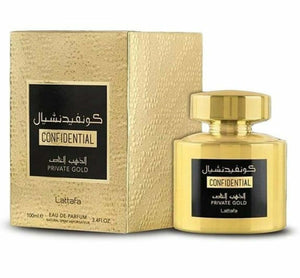 Confidential Private Gold, Lattafa, Unisex - Apa de Parfum 100ml