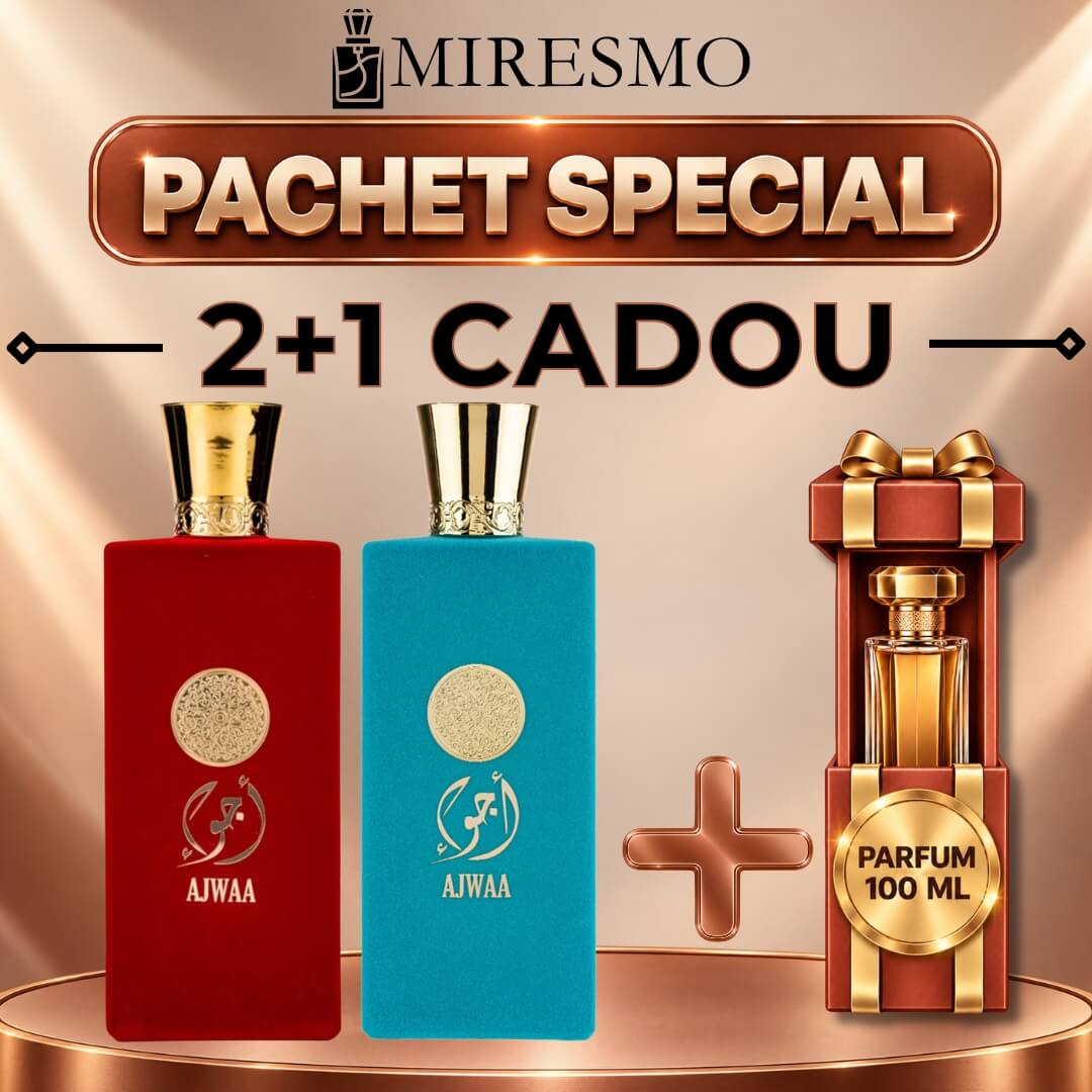 Pachet Ajwaa Murakaz și Ajwaa Turquoise Nusuk cu Parfum Surpriză 100 ml