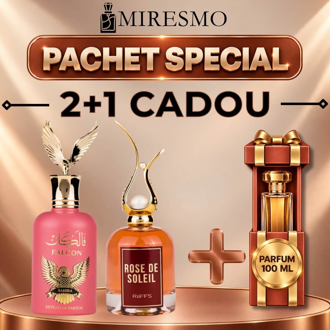 Pachet Falcon Sahiba și Rose de Soleil cu Parfum Surpriză 100 ml