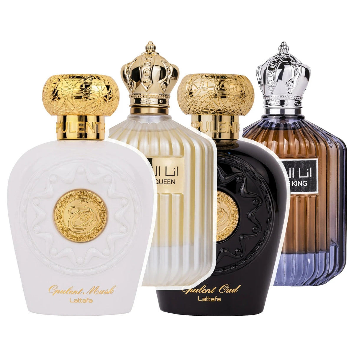 Opulent Musk + I Am The Queen + Opulent Oud + I Am The King