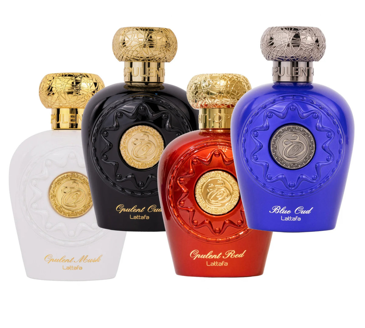 Opulent Musk + Opulent Oud + Opulent Red + Blue Oud
