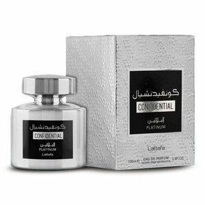 Confidential Platinum, Lattafa, Barbati - Apa de Parfum 100ml