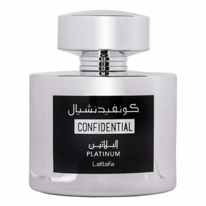 Confidential Platinum, Lattafa, Barbati - Apa de Parfum 100ml