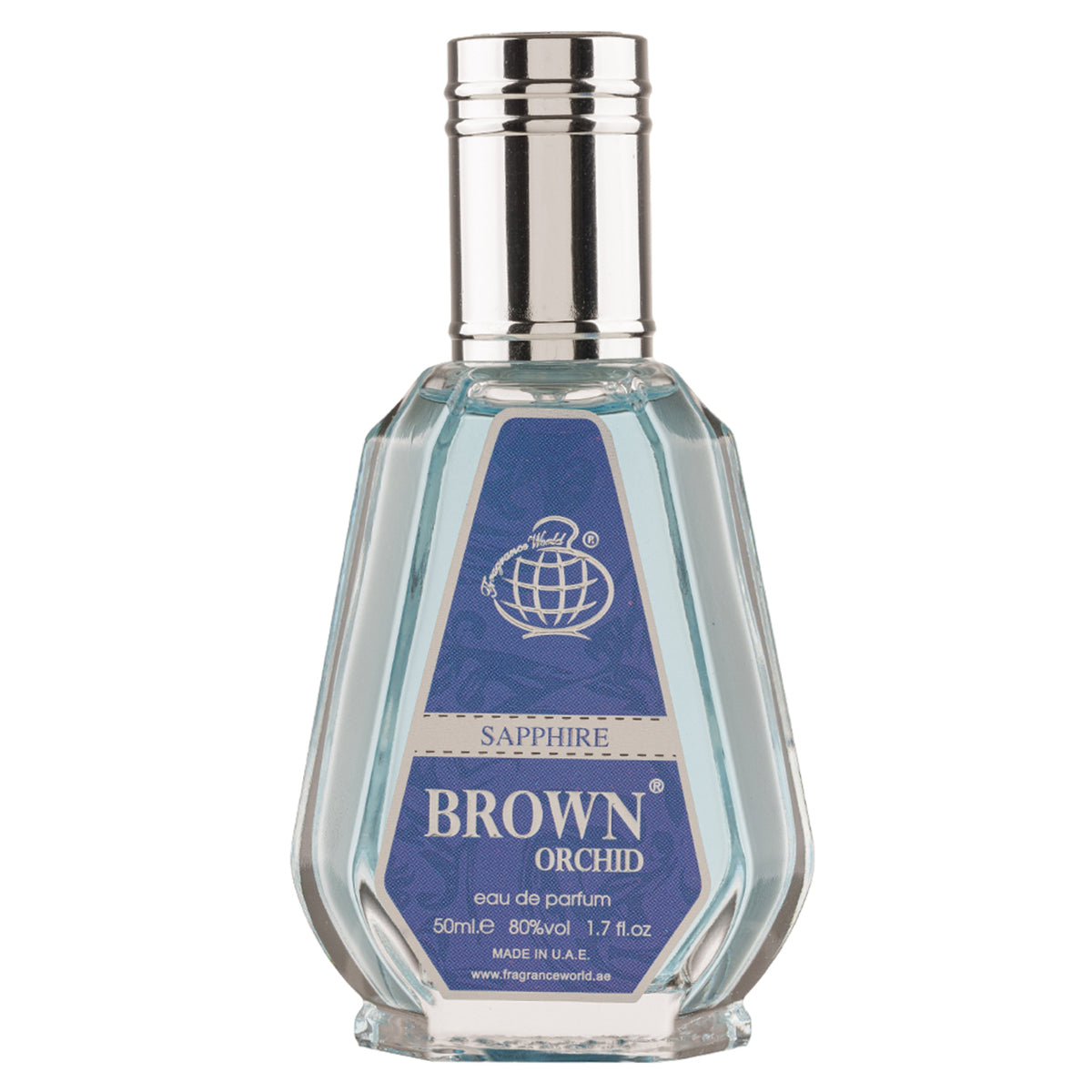 Brown Orchid Sapphire, Fragrance World, Unisex – Apa de Parfum 50ml