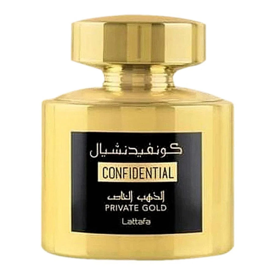 Confidential Private Gold, Lattafa, Unisex - Apa de Parfum 100ml