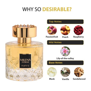 Milena Extreme, Riiffs, Unisex - Apa de Parfum 100ml
