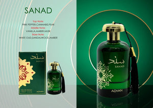 Sanad, Adyan, Unisex, Apa de Parfum 100ml